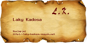 Laky Kadosa névjegykártya